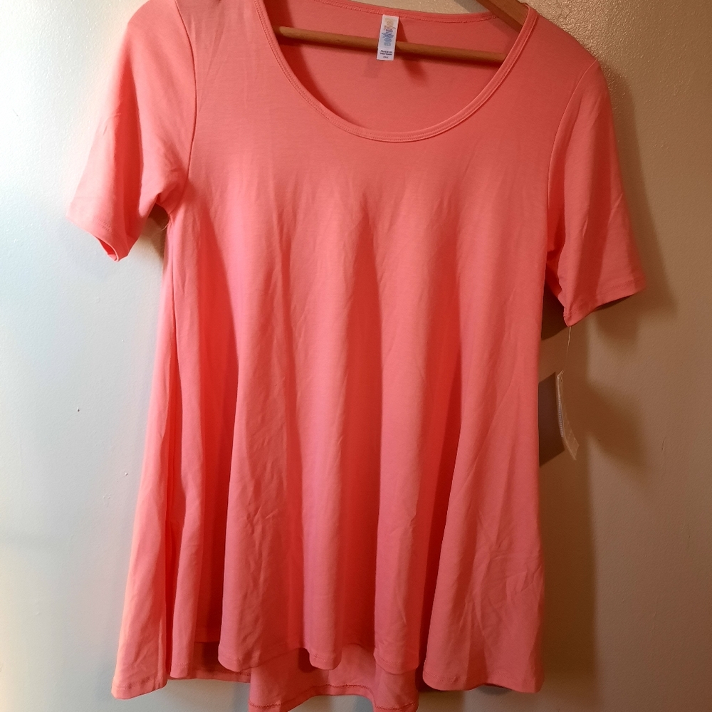Coral LuLaRoe Perfect T